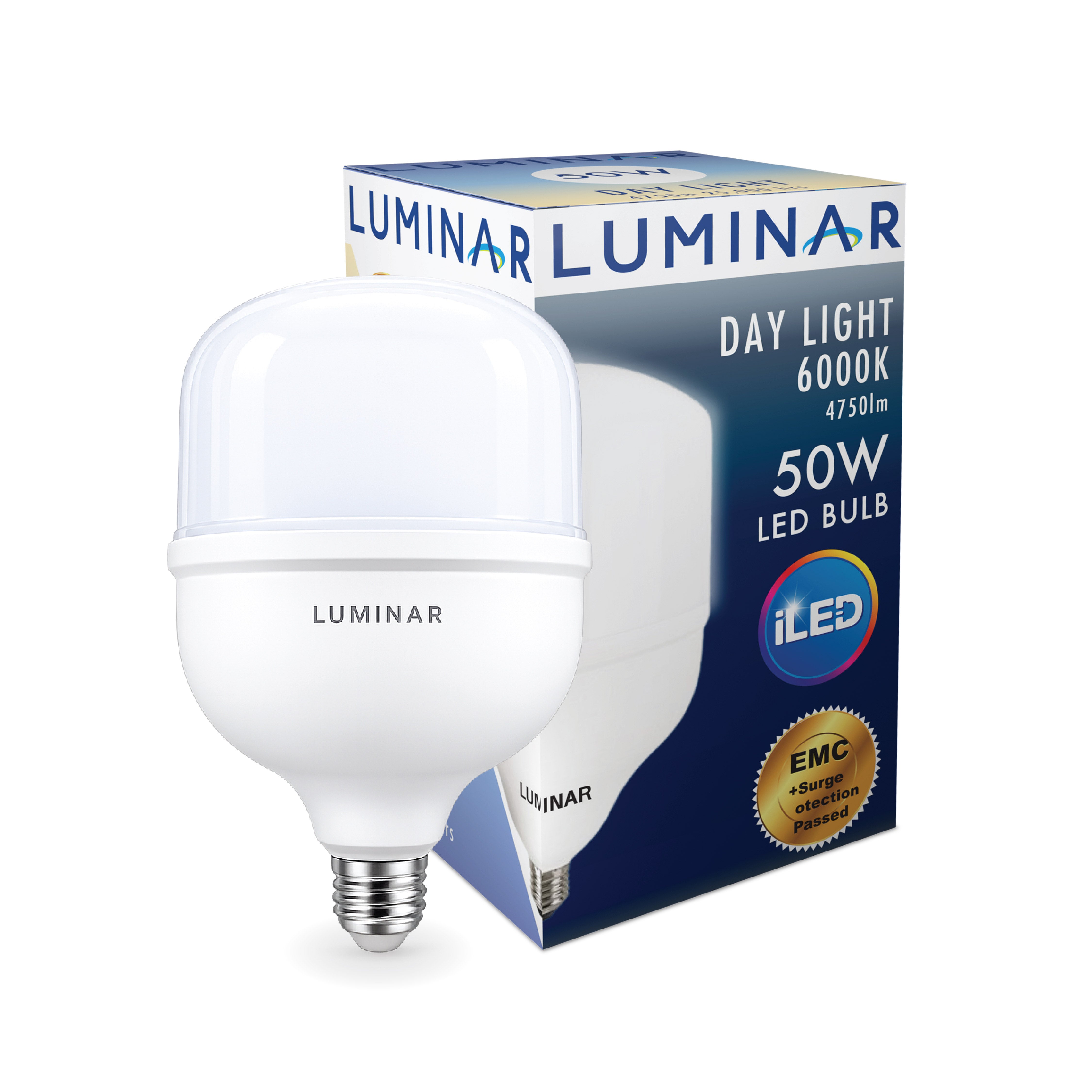 LED Bulb E27 50W Luminar 6000K