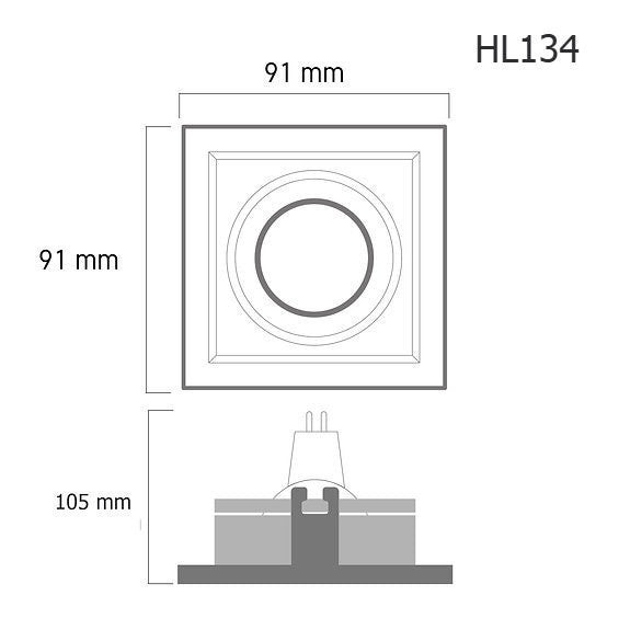Downlight HL134 (Honeycomb)