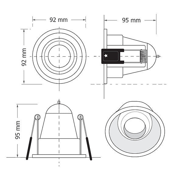 Downlight HL68