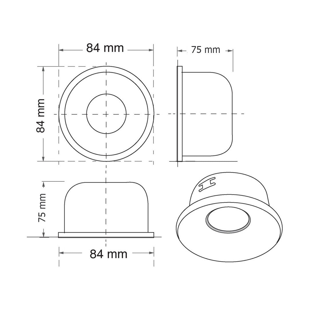 ดาวน์ไลท์ LED ฝังฝ้า Downlight HL73 ภาพที่ 4 | Lamp & Light โคมไฟตกแต่งบ้าน โคมไฟดาวน์ไลท์ โคมไฟเพดาน
