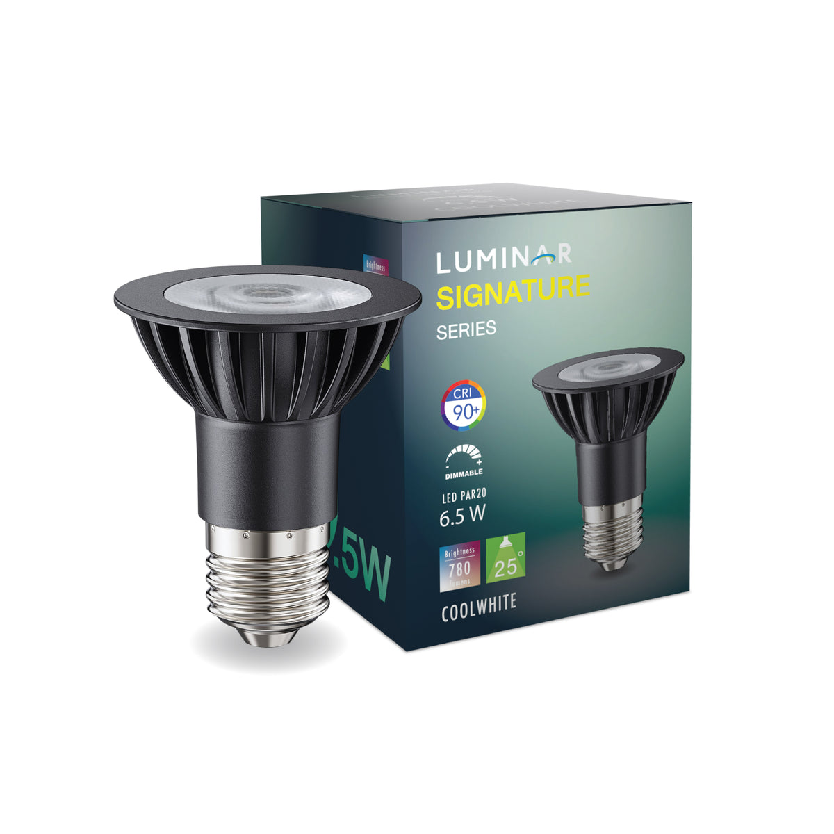 LED Par20 E27 SIGNATURE Dimmable 220V 6.5W 4000K 25D