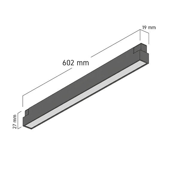 LUCE Tracklight LT1 LUCE AUGUST 24 3000K Gold