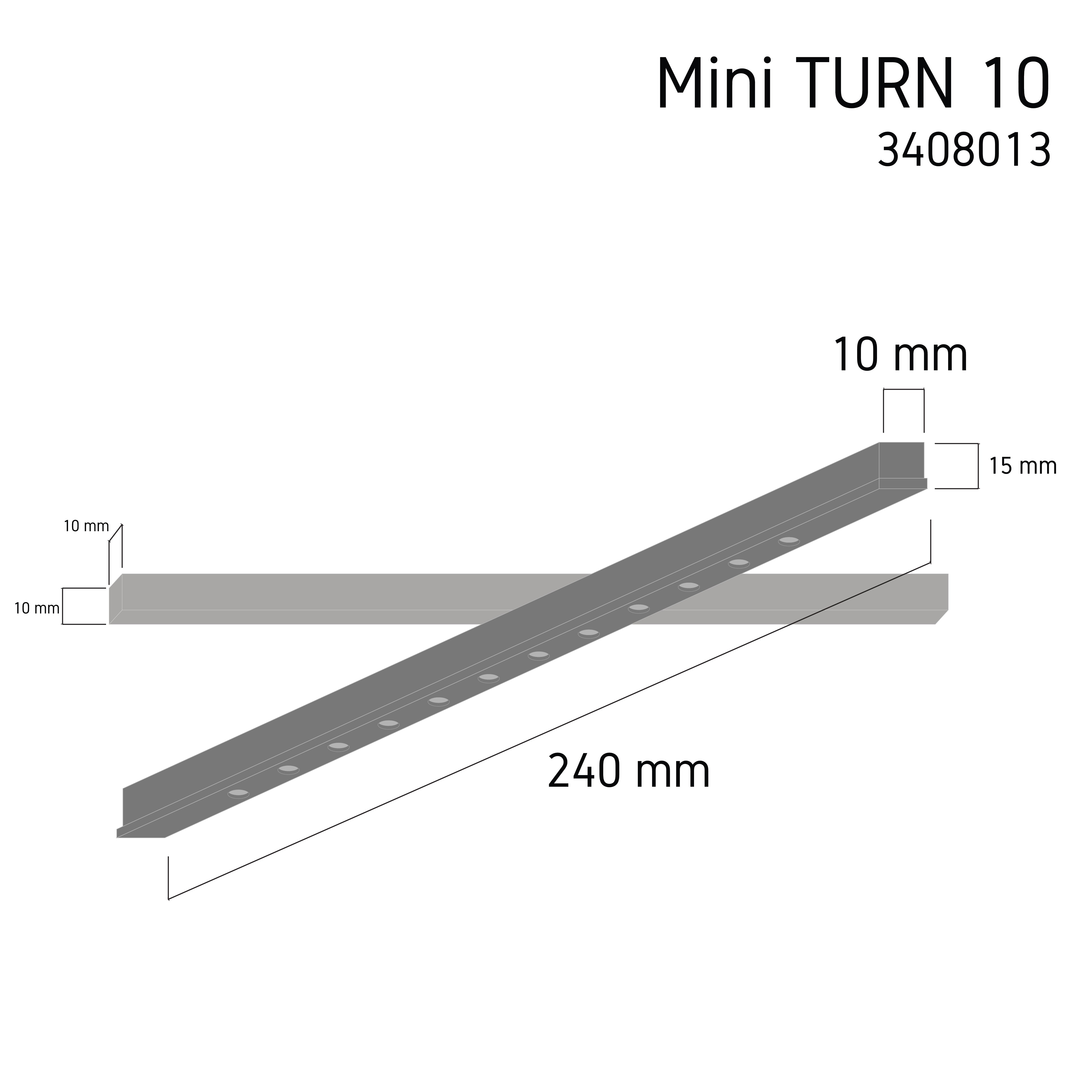 Mini Tracklight MT13 Mini TURN 10 3000K – mini LED track spotlight, view 3 | LAMP & LIGHT - Design forward Decorative lamp , Downlights, pendant lamp , striplights