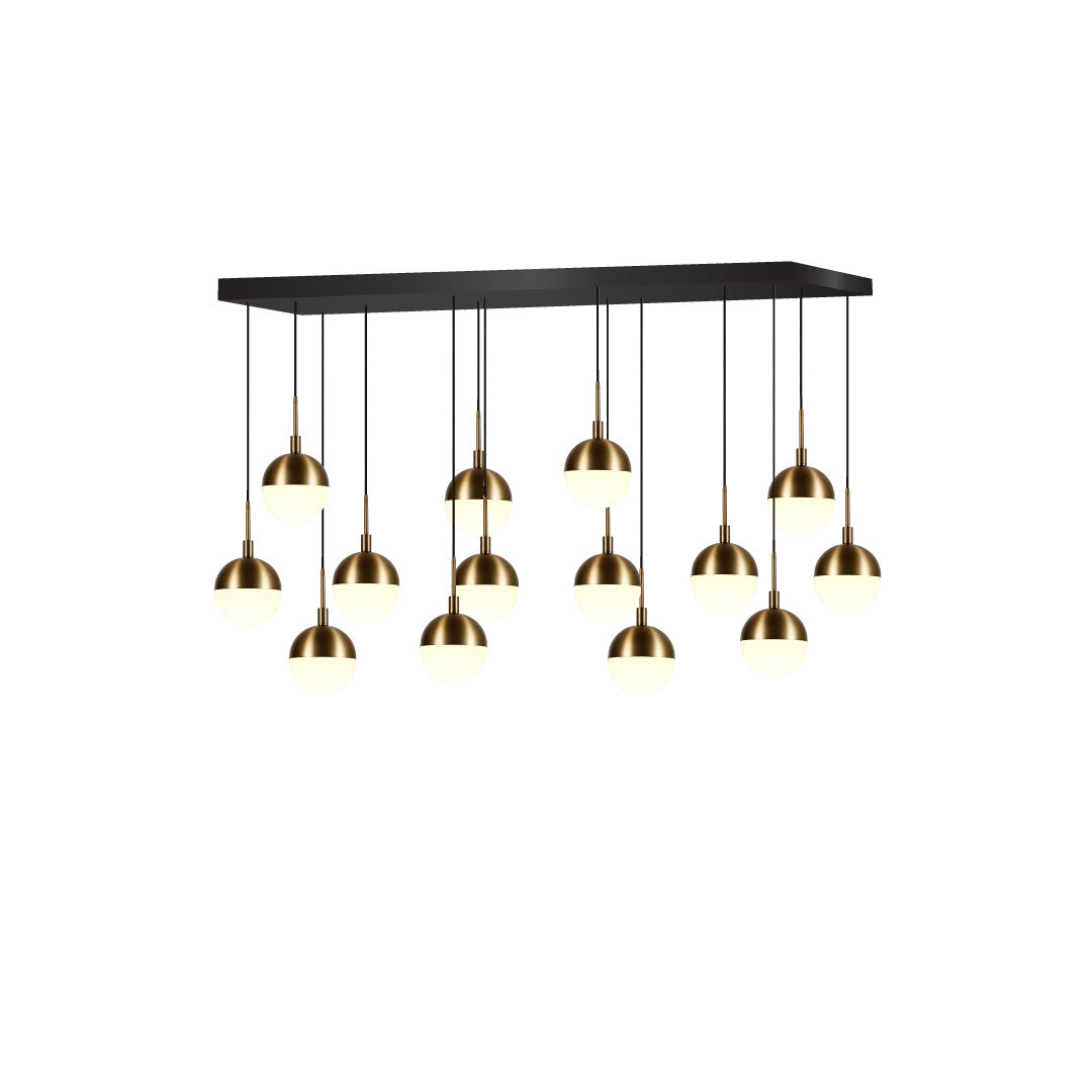Multi-drop Rectangular 14 Head Black (Q361)