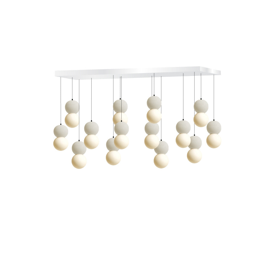 Multi-drop Rectangular 14 Head White (Q468)