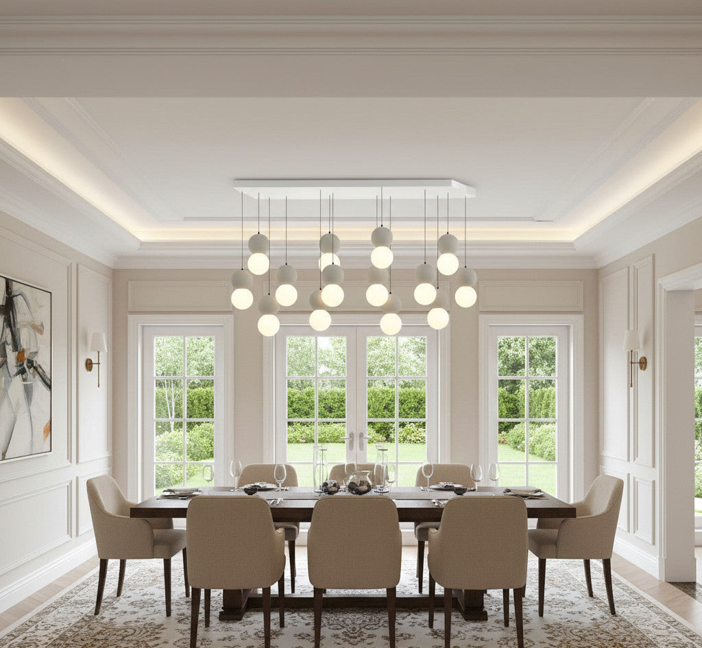 Multi-drop Rectangular 14 Head White (Q468)