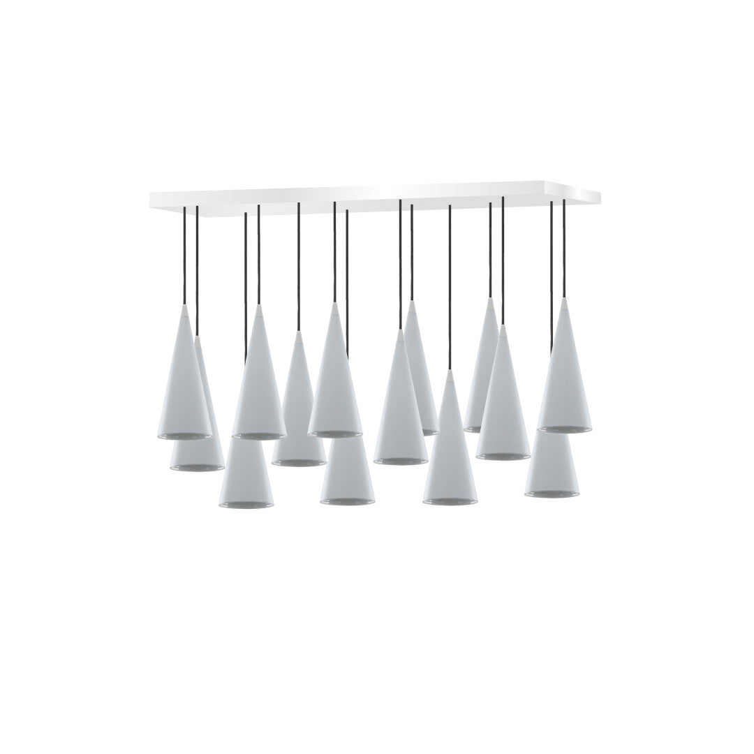 Multi-drop Rectangular 14 Head White (Q501)