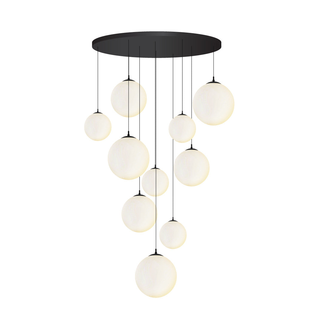 Multi-drop Round 10 Head Black (Q411, Q412, Q413)