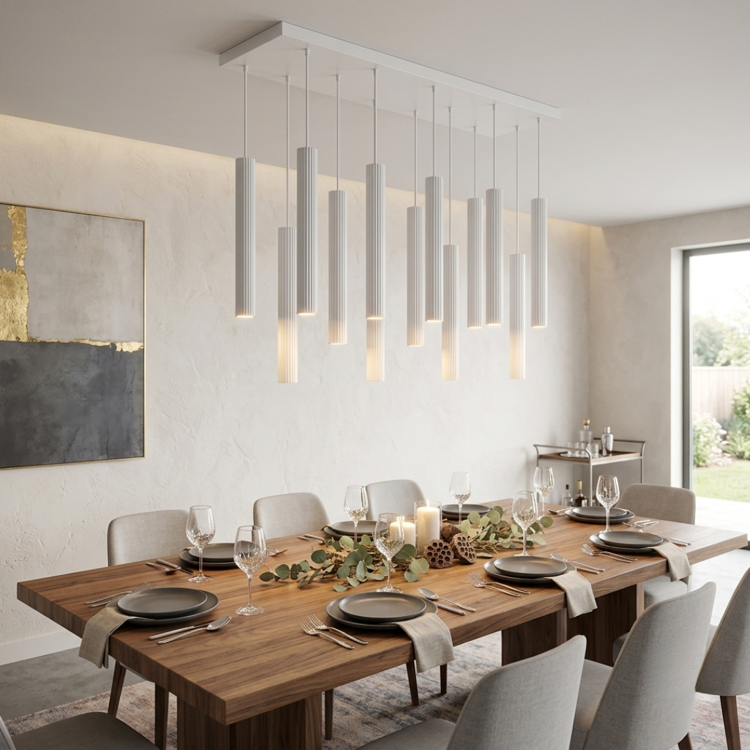 Multi-drop Rectangular 14 Head White (Q506) scene2