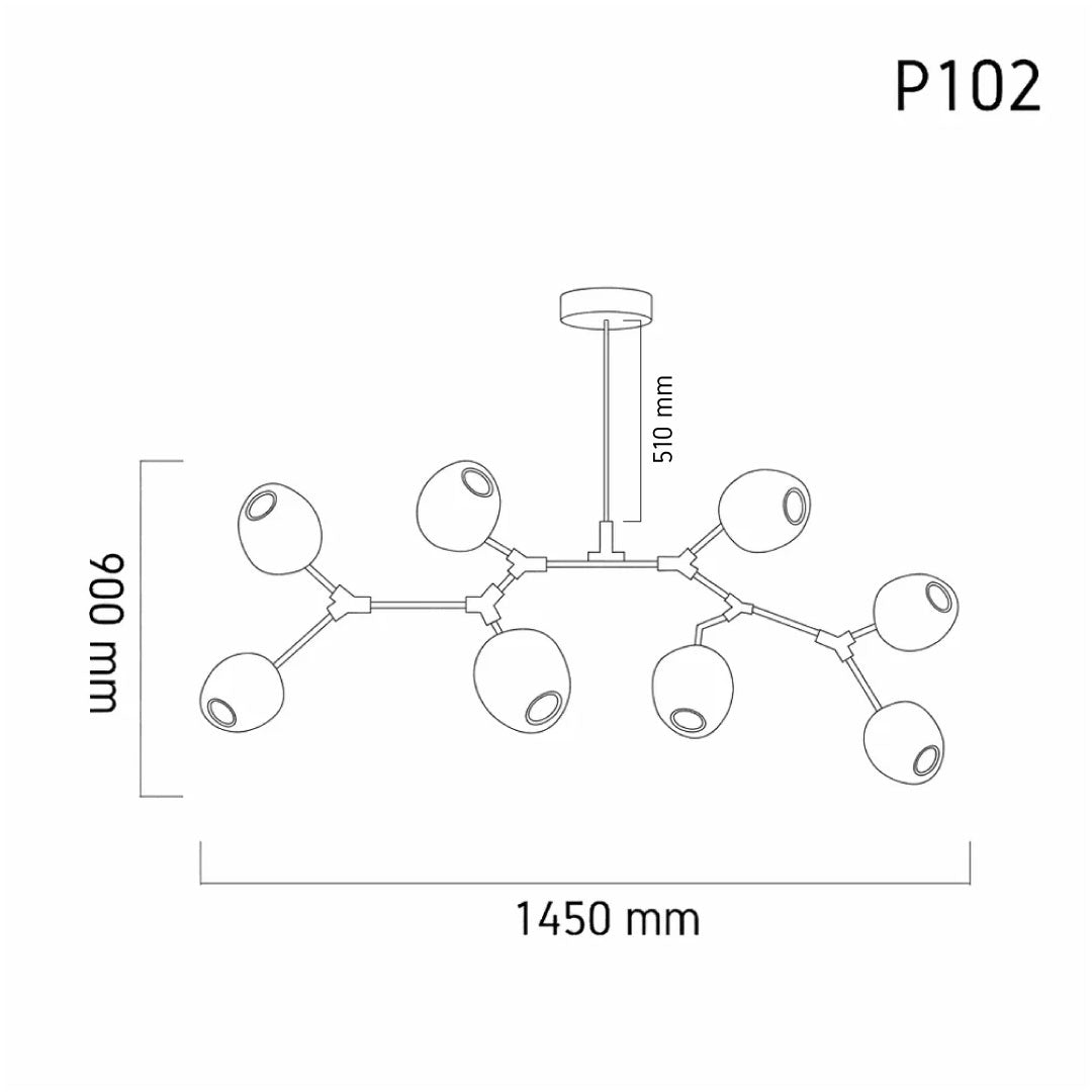 Chandelier AURELIA P102