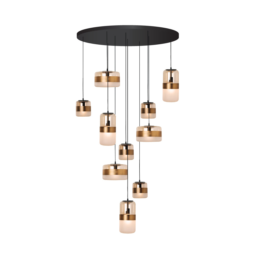 Multi-drop Round 10 Head Black (Q326, Q327, Q328)