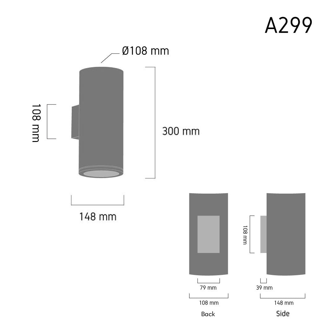 Outdoor Wall Lamp CYLON A299