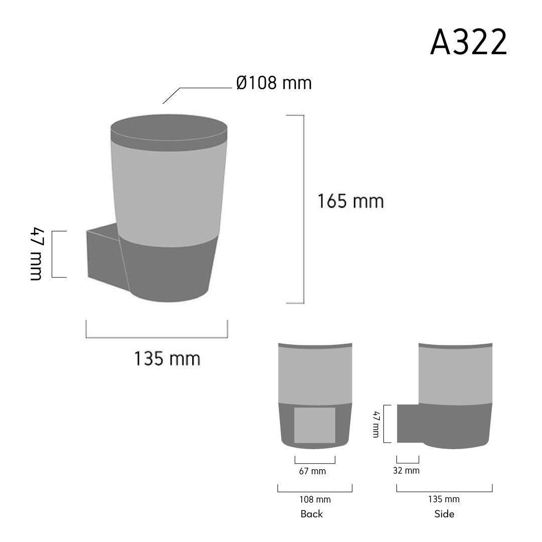 Outdoor Wall Lamp GLO A322