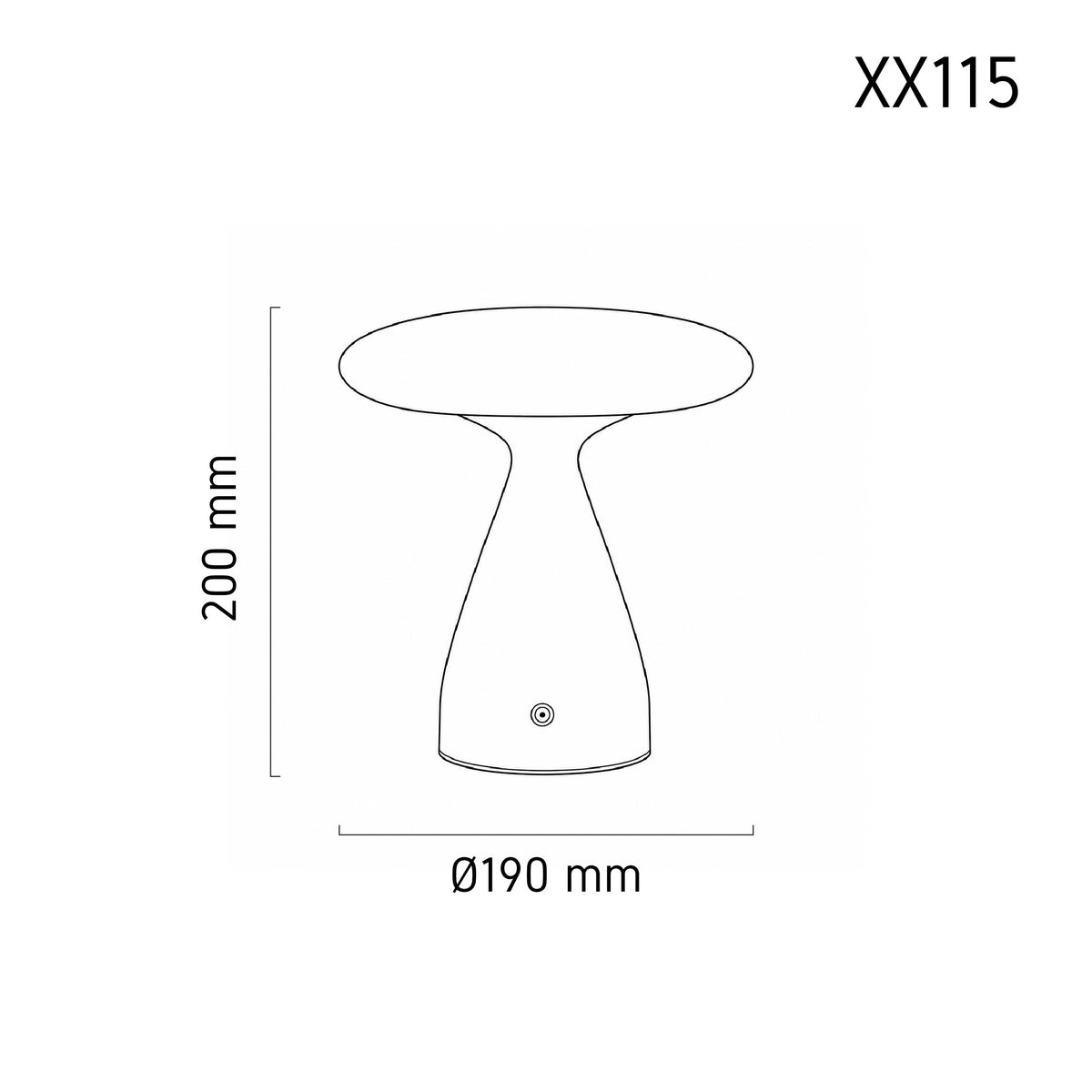 Rechargeable Table Lamp Comet XX115